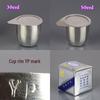 Yinpeng Nickel Crucible with Lid, 30ml/50ml, High-Temperature Resistant, High Purity