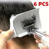 1/6 шт. мужская расческа с масляной головкой, плоская нажимная резка, помощник для парикмахерских, инструмент для обрезки формы, постепенная лопата, инструмент для укладки