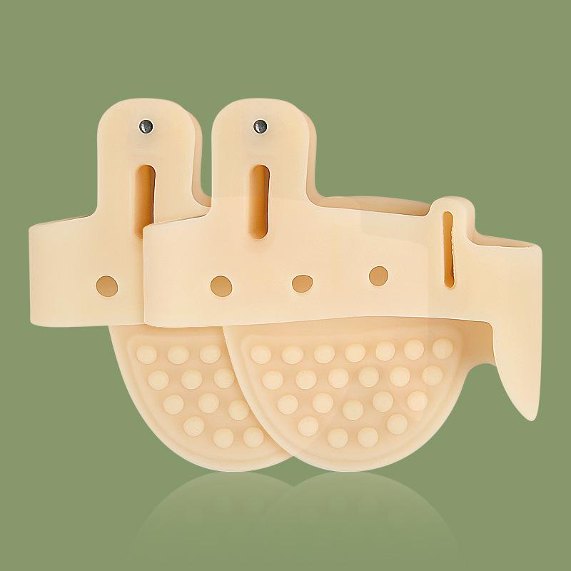 Magnet Toe Splitter, Foot Pellet Massage, Shock Absorption and Relaxation, Forefoot Half-yard Pad, Soft and Anti-wear Foot Pinch Orthosis