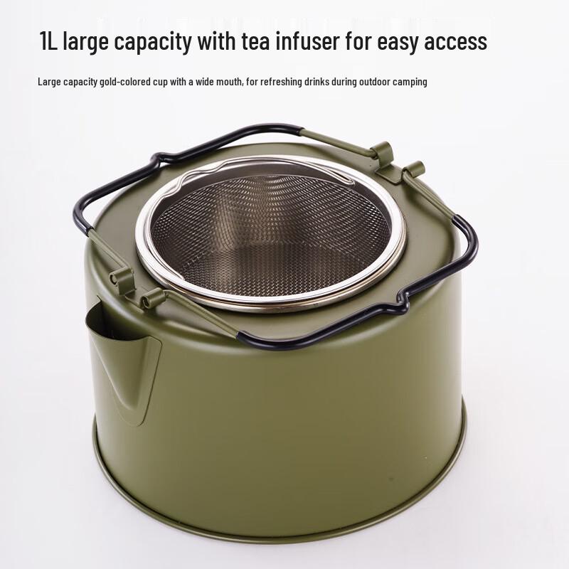 Outdoor Camping 304 Stainless Steel Kettle