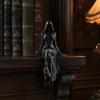 Декор комнаты в викторианском стиле 3D-печатная статуэтка Богини-Жнеца, Эфирная фигурка в капюшоне, Темный книжный орнамент, Фэнтези-готическая статуя