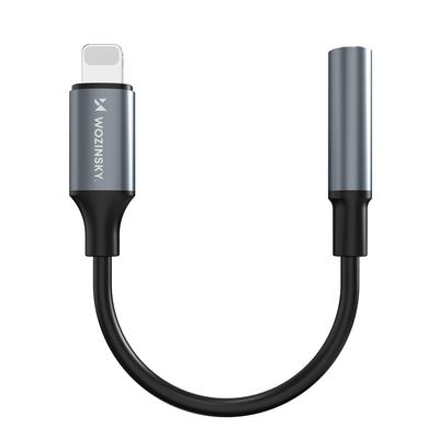 Переходник iPhone Lightning - mini jack 3.5mm - черный