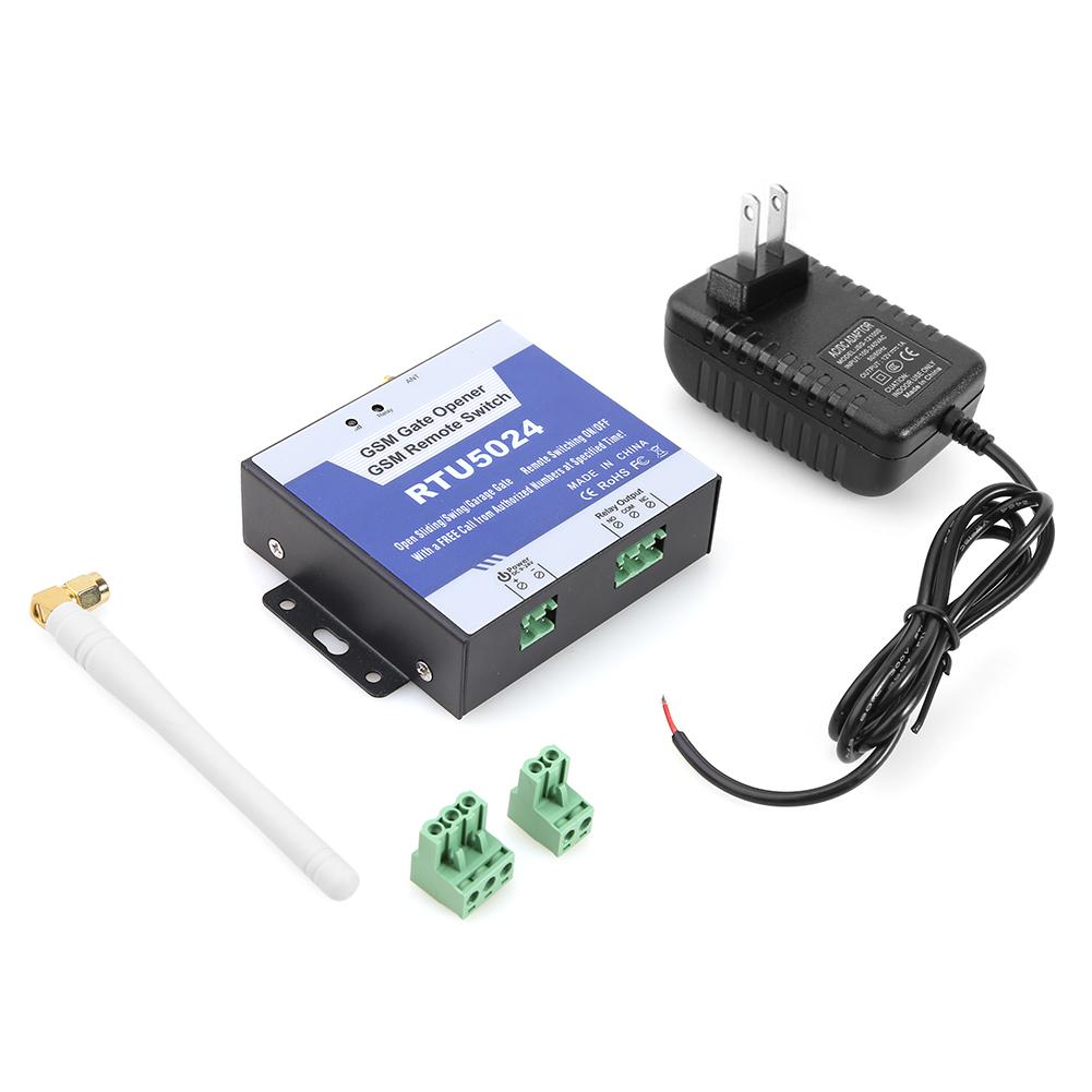 RTU5024 GSM Access Control Door Opener Relays Remote Wireless Door Opener Motor Controller Free Call 4G Home Security Protection