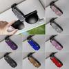 Sunglasses Clip Car Sunshades Sun Visor Rhinestone Portable Universal Myopia Glasses Bracket Card Holder Decoration Accessories