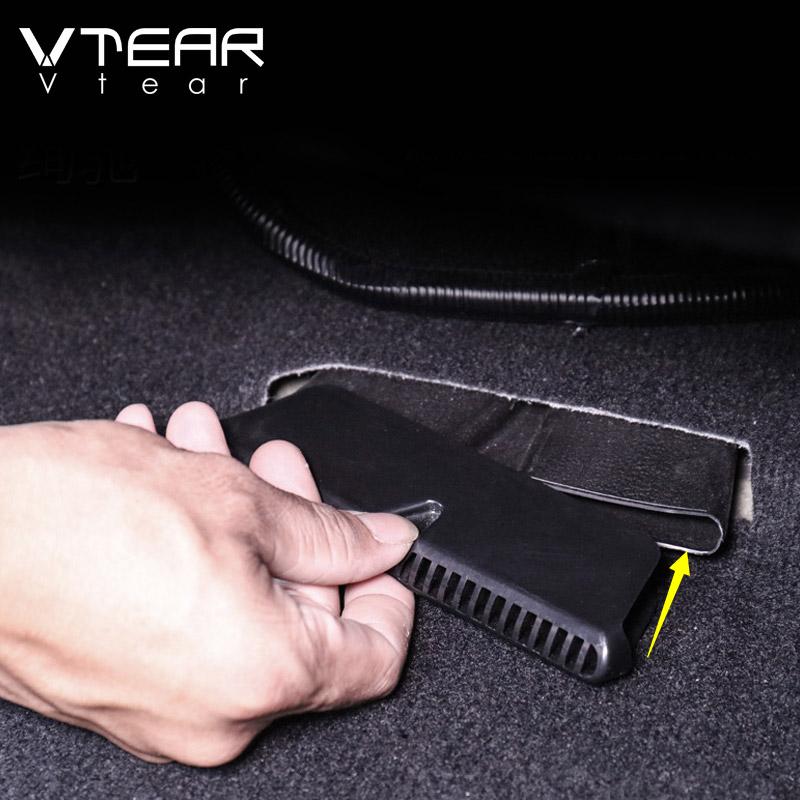 Vtear For Toyota LAND CRUISER Prado 150 Inner Seat Air Outlet Cover Decoration Car Interior Dust-Proof Accessories Parts