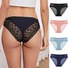 Women Floral Lace Seamless Panties Mid Waist Hip Lifting Briefs Sexy Hottie Underpants Lingerie