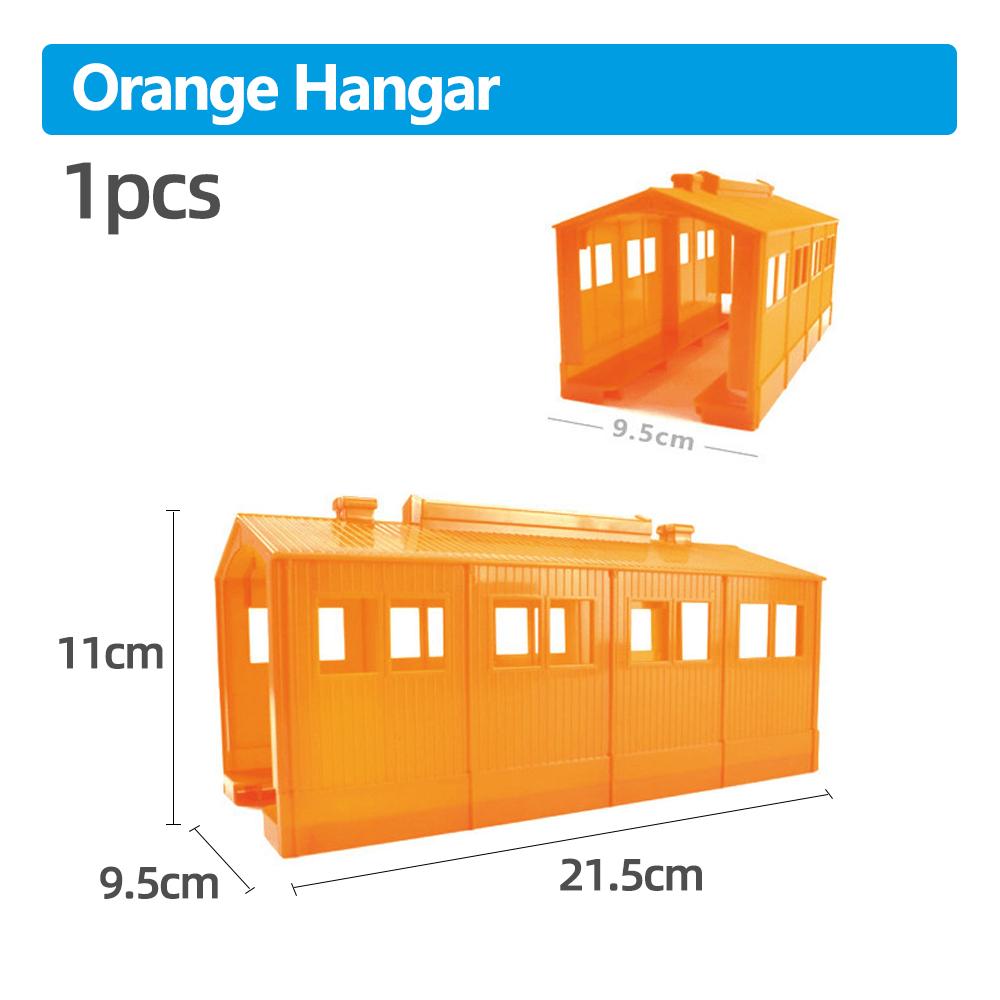 All Kinds of Plastic Rail Train Track Parts Accessories Station/Gas Station/Traffic Light/Bridge Special Gift for Children X1