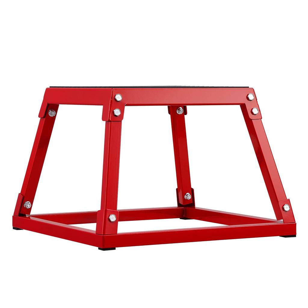 VEVOR Plyometric Jump Box, 12 Inch Plyo Box, Steel Plyometric Platform and Jumping Agility Box