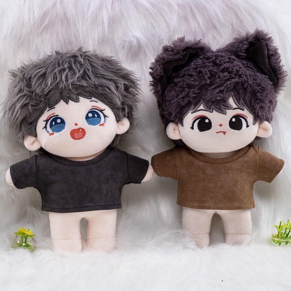 Fashion Style Cotton Doll Clothes Elastic Idol Doll Outfit  for 10/15/20cm Cotton Stuffed Dolls