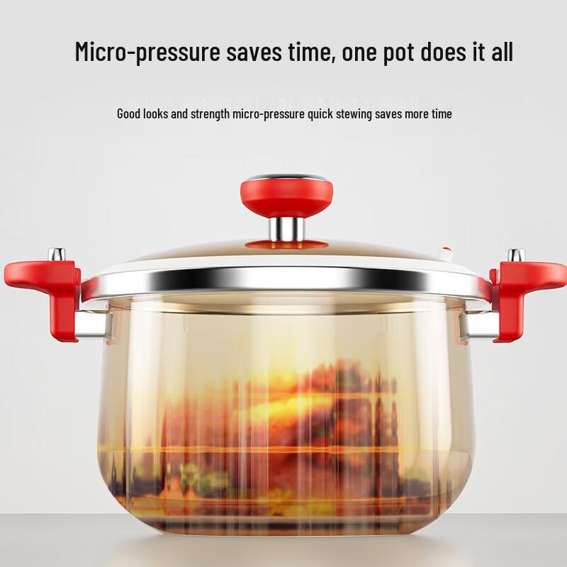 KSISE Ceramic Glaze Non-Stick Micro-Pressure Pot