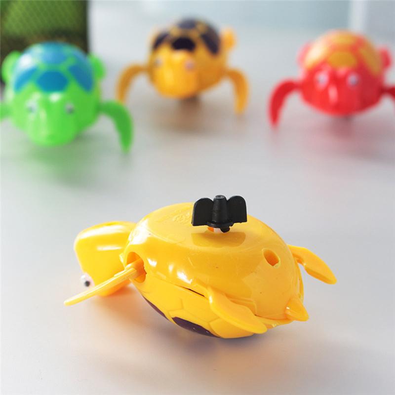 Turtle Swim Animal Wound-up Chain Clockwork Baby Kid Bathroom Bathing Toy