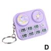 Mini DJ Machine Music Toys Keychain Musical Instrument Sound Button Toy Games Children Educational Toy Bag Pendant Keychain