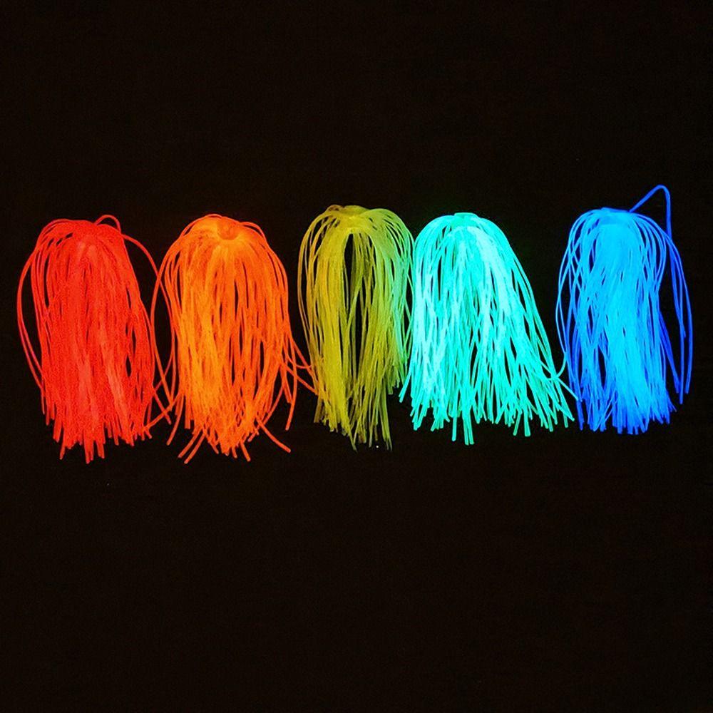 88 Strands Fishing Umbrella Skirts Luminous Silicone Jig Skirts  DIY Spinnerbaits