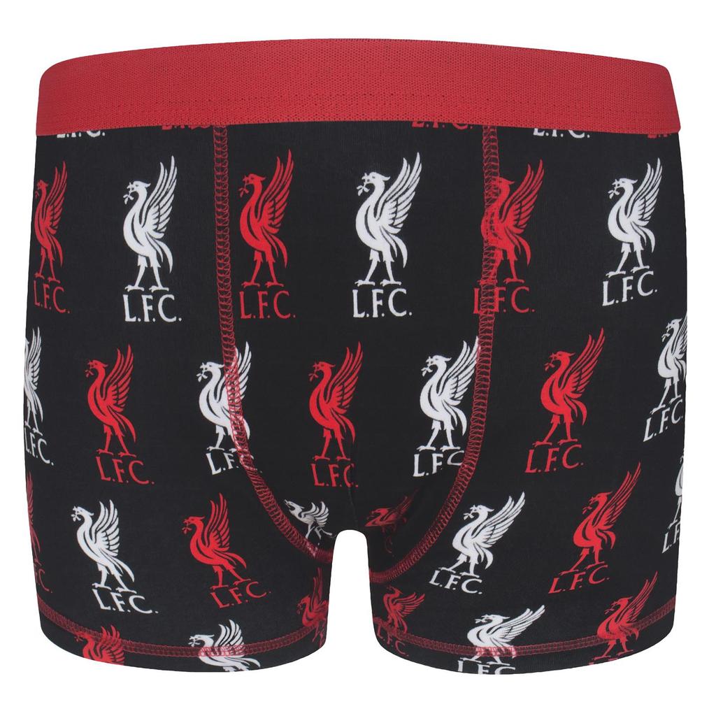 Liverpool FC Boys Repeat Logo Boxer Shorts
