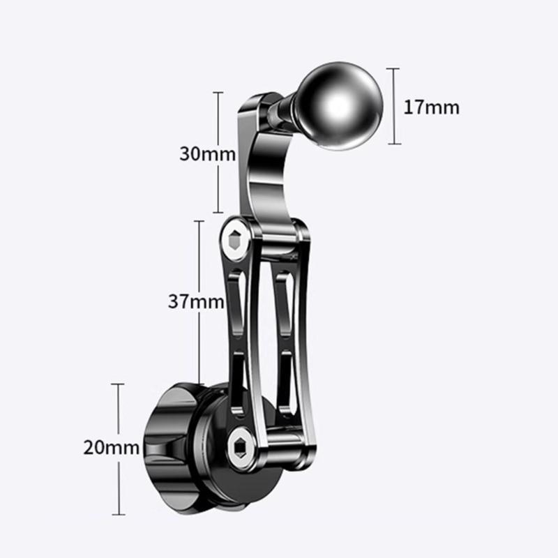 Rotating Ball Head Extenders Ball Joint Extension Arm Adjustable for Car Air Outlet Vent Phone Stand & Map Mount Holder K1KF