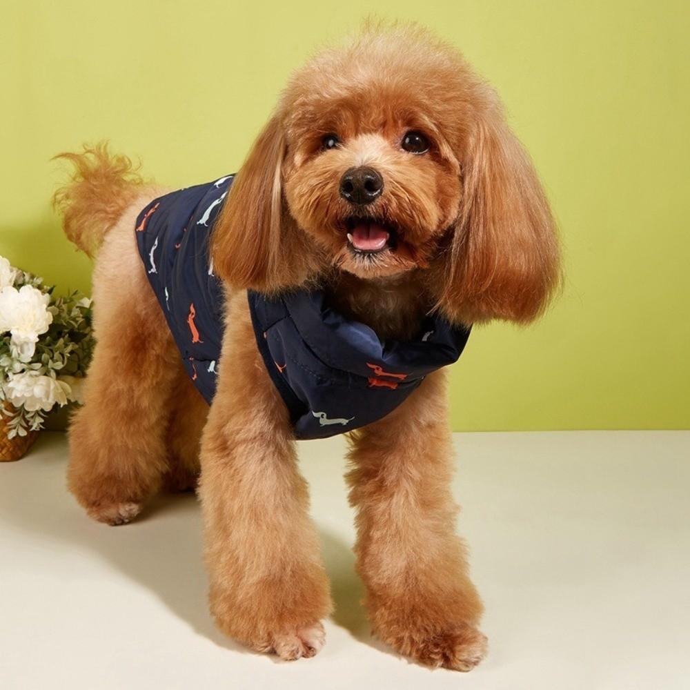 Soft Warm Pet Dog Coat Puppy Pattern Pet Dog Clothing New Thicken Pet Jacket  Winter Season