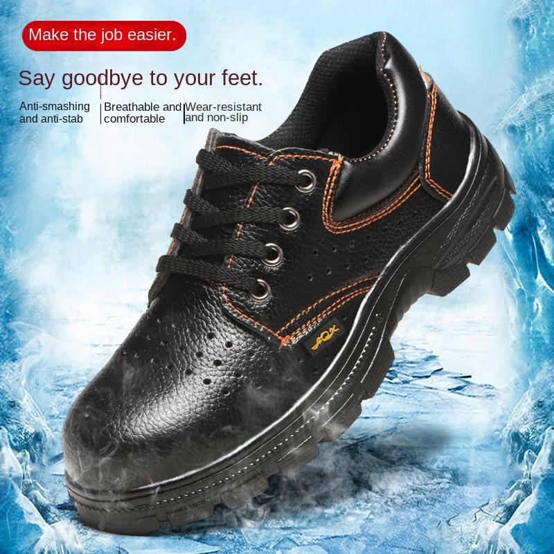 Защитная обувь, противоударные и противопрокольные, летние, дышащие, легкие и износостойкие, защитная обувь