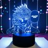 3D Anime Lamp Jujutsu Kaisen Led Night Light RGB Table Lamps Satoru Gojo Action Figure Kids Bedroom Desk Home Decor Friend Gifts