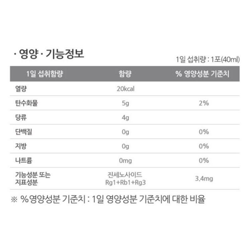 CheongKwanJang Red Ginseng Jingeon, 40ml, 120 Units