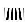 6Pcs Car Door Window Pillar Posts Trim Covers Sticker For Toyota Hilux 2015 2016 2017 2018    Exterior Accessories