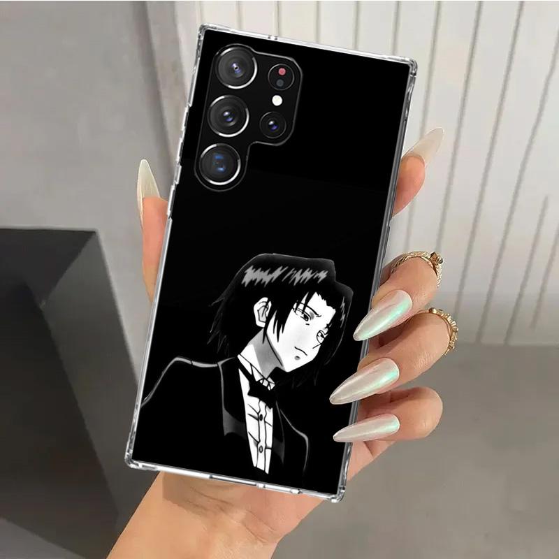 Черно-белый чехол для телефона Hunter HXH для Samsung Galaxy S26 S24 S23 Ultra S25 Edge S22 S21 Plus S20 FE + Мягкая печатная накладка Funda Gal