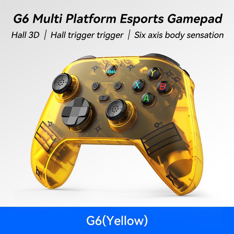 Беспроводной контроллер для мобильных игр G6 с датчиками Холла (триггеры и джойстик), поддержка Switch/PC/Android/iOS