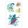 Waterproof Children's Pirate Shark Tattoo Stickers - Birthday Party & Cartoon Design