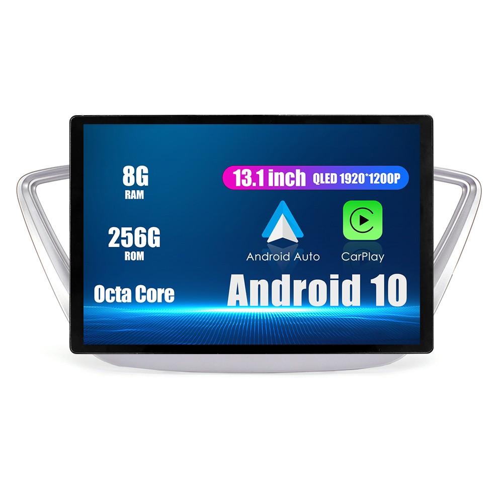 Android Радио 13,1 "Автомобильное стереонавигационное головное устройство Мультимедийный плеер GPS для Hyundai Verna 2016-2018
