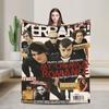 Gerard Way MCR VIntage   Blanket Quality Soft My Chemical Romance Throw Blanket Winter Students Living Room Fashion Bedspread