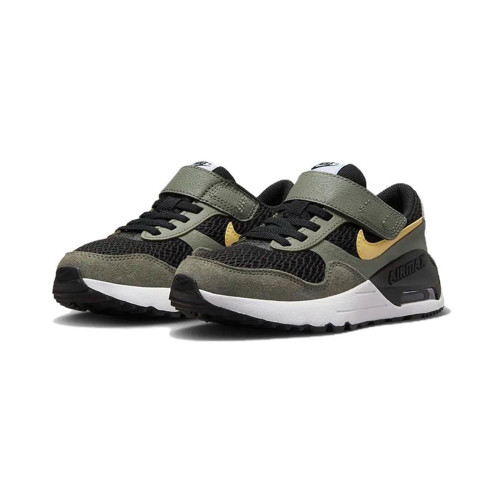 Nike Детские кроссовки Air Max SYSTM PS Dark Stucco Saturn Gold Green Black DQ0285-007