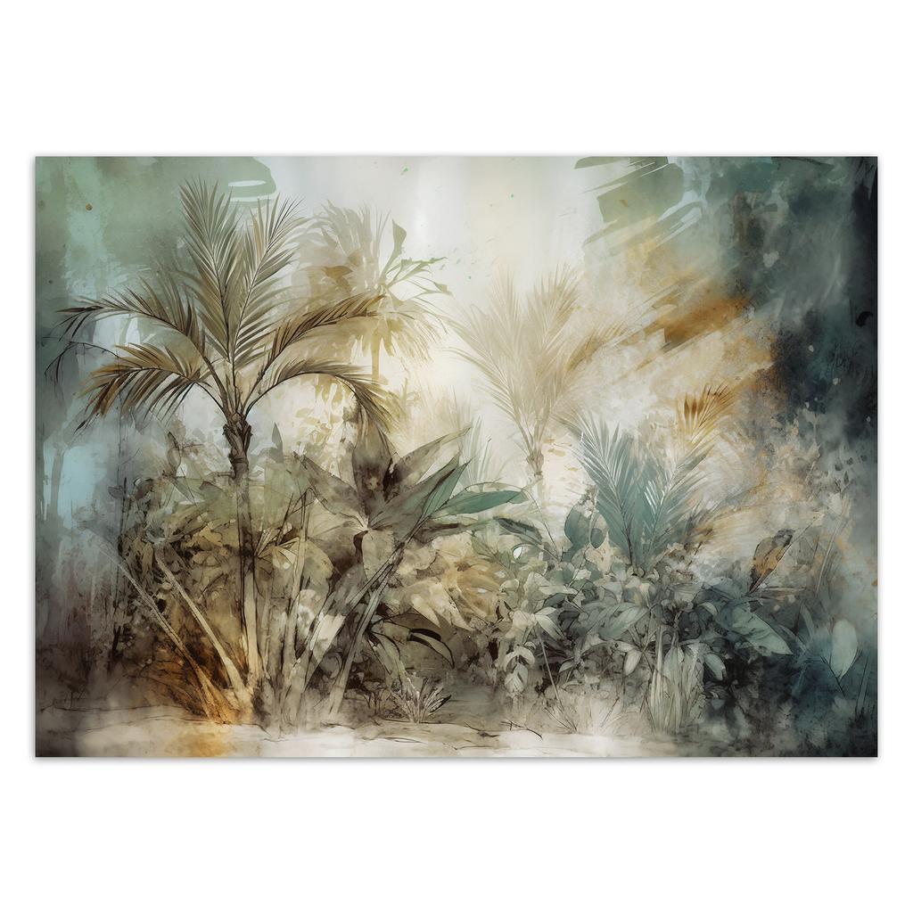 Wallpaper Palms In a Rainforest