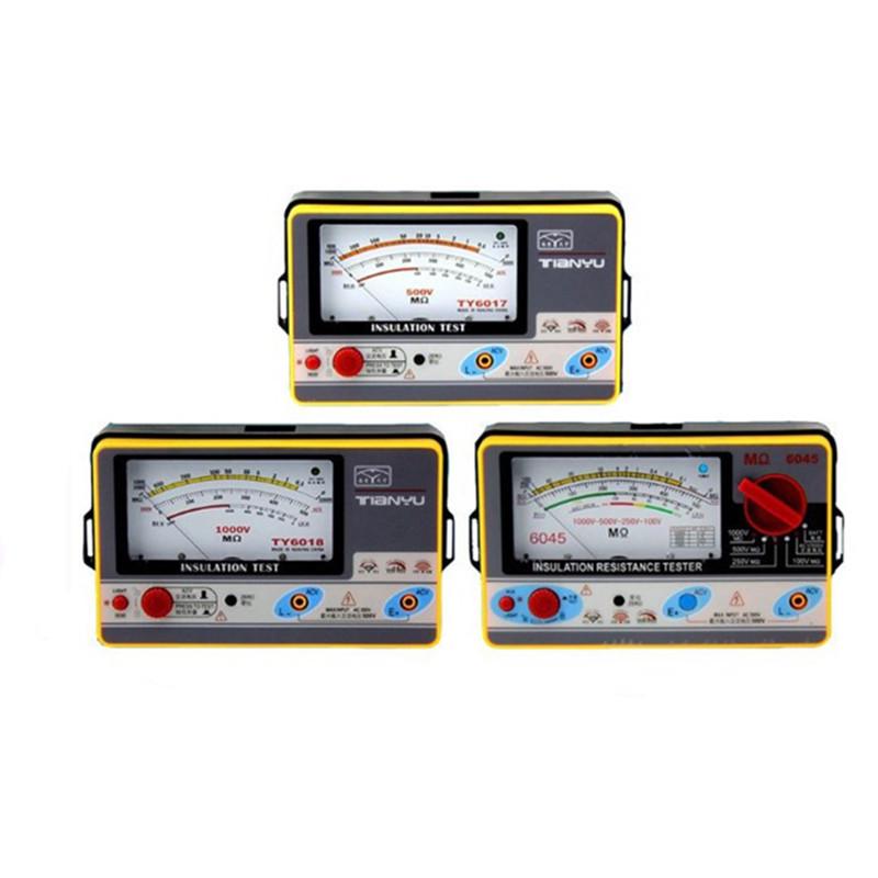 TY6017 Hand-Cranked Megohmmeter 500V Insulation Resistance Meter