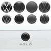 1Pc ABS VW Car Front Logo Grille Badge Trunk Badge For Volkswagen Polo 2019 2020 2021 2022 2023 2024 Car Replacement AccessoriesAL3