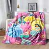 Adorable Princess Cartoon Blanket, Super Soft and Cute, Perfect for Travel, Bedding, Sofa Blankets, or Birthday Gifts.