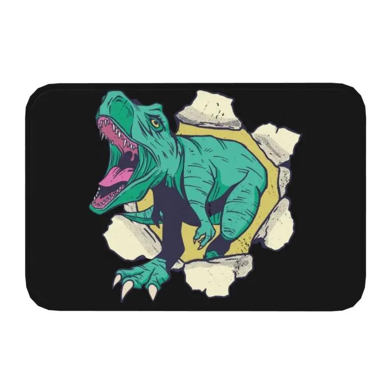 Забавный Оффлайн Без Интернета Динозавр Коврик для Двери Противоскользящий Вход Кухня Ванная Комната Пол Дверной Коврик Дино Гик Гараж Ковер