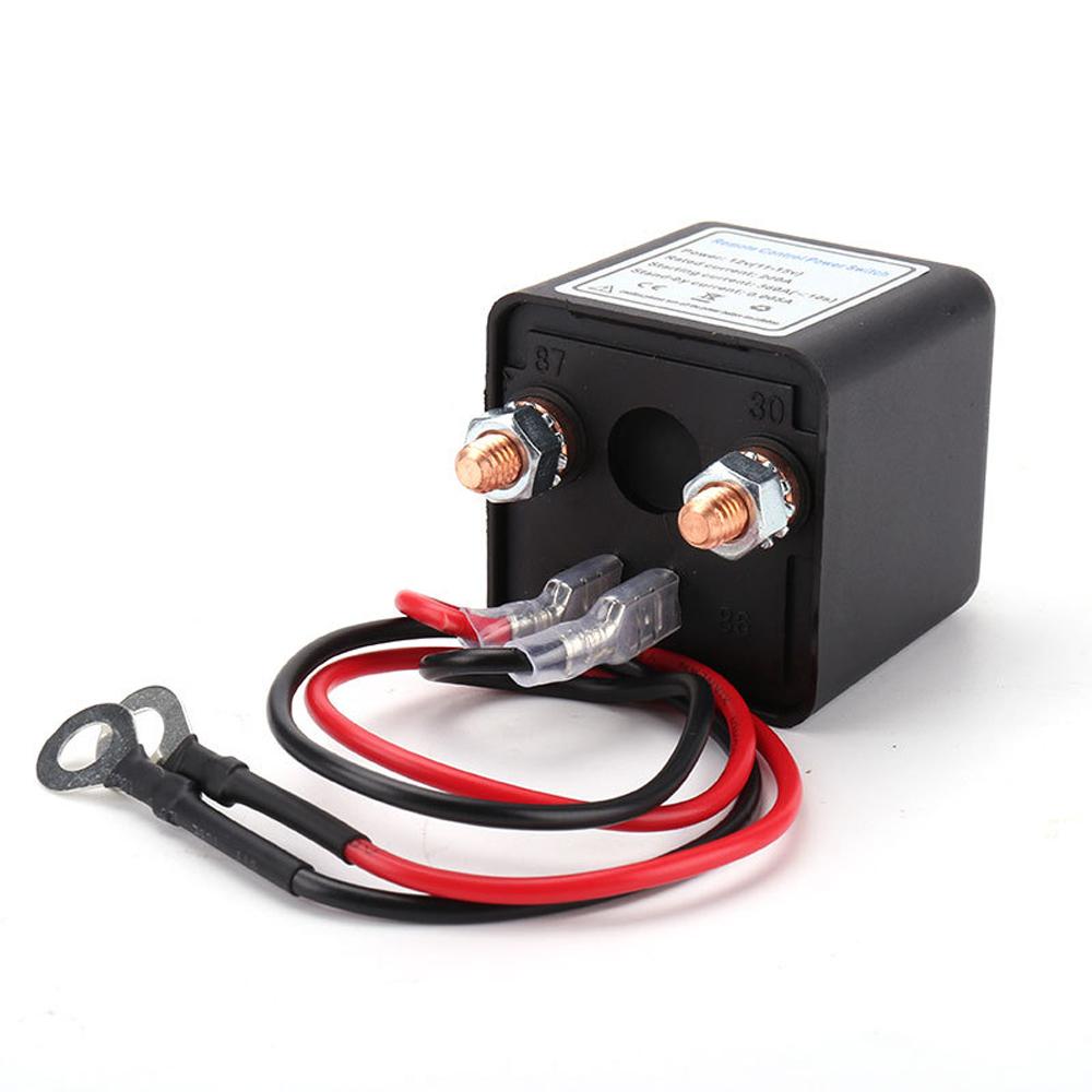 Kill Switch for Car Remote Battery Disconnect Switch 12V 24V 200A Remote Control Anti Theft Car Battery Kill Switch Automatic Cut and Shut Off Switch