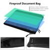 Огнестойкая безопасная сумка для денег. Огнестойкая и водонепроницаемая расширяемая сумка для документов. Папка для хранения файлов.