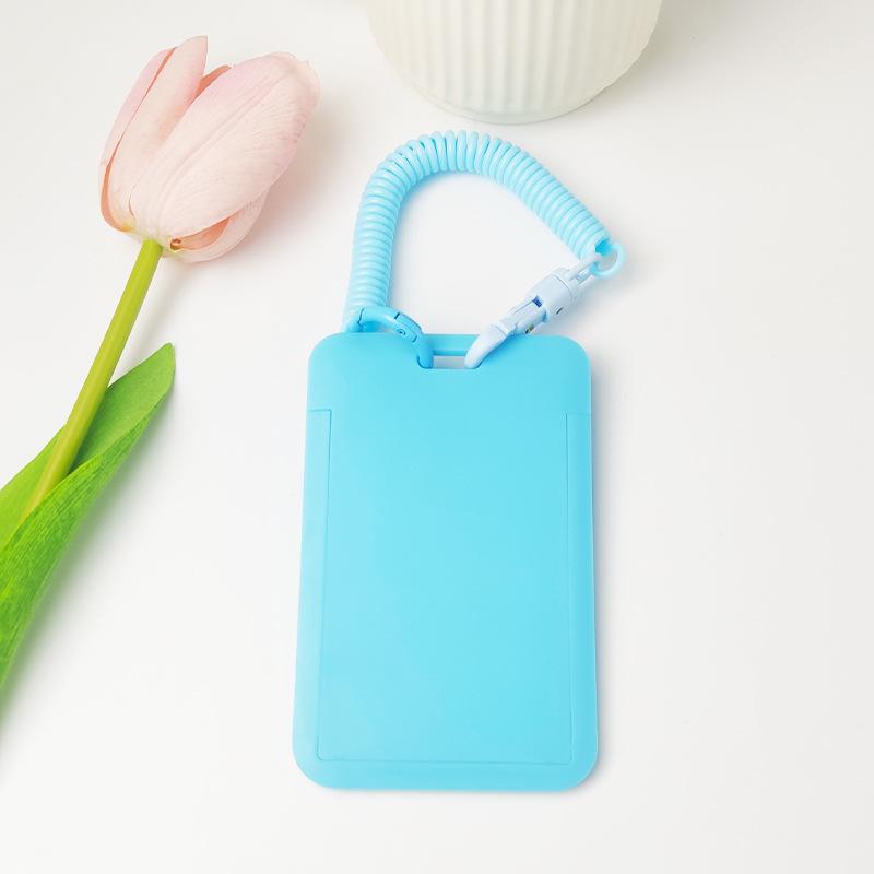 Чехол с мультяшным принтом, идентификационная бирка, чехол для рабочей карты с эластичным ремешком на запястье, держатель для бейджа, чехол для деловой карты доступа