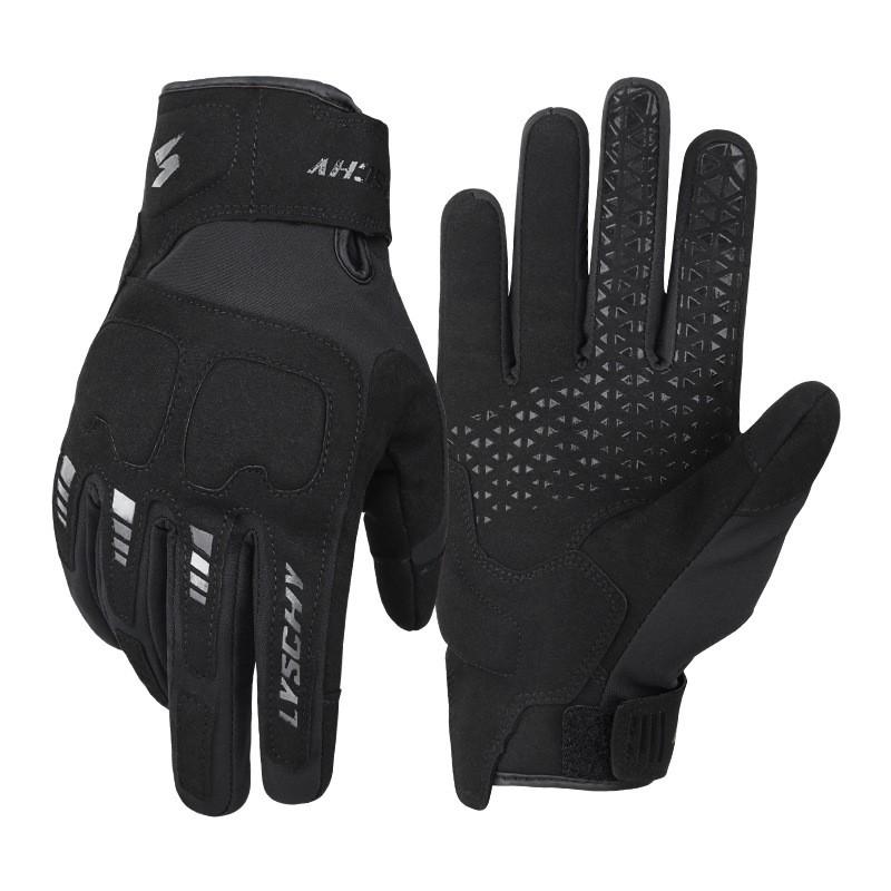 Winter Motorcycle Gloves Men Women Windproof Warm Retro Riding Protective Gear Cycling Safety