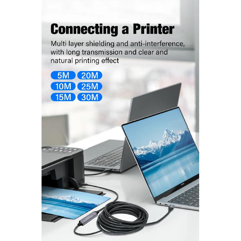Удлинительный кабель USB с усилением сигнала 5/10/15/20 м 30 м USB 3.0 Удлинитель Папа-Мама Активный повторитель Удлинительный шнур