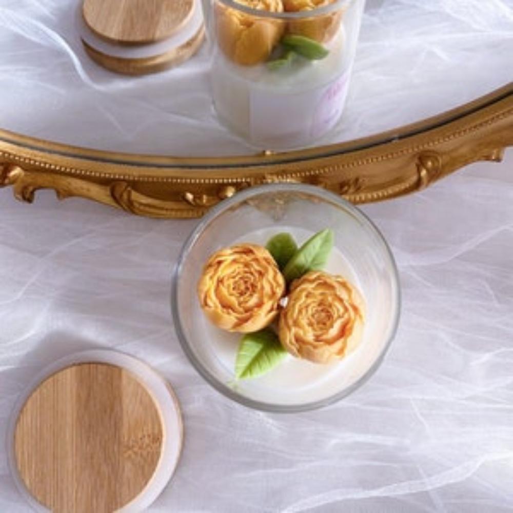 Силиконовая форма для свечей в виде бутонов пиона, инструмент для изготовления свечей с ароматом розы, листья, смола, формы для поделок ручной работы, свадебный декор, подарки своими руками