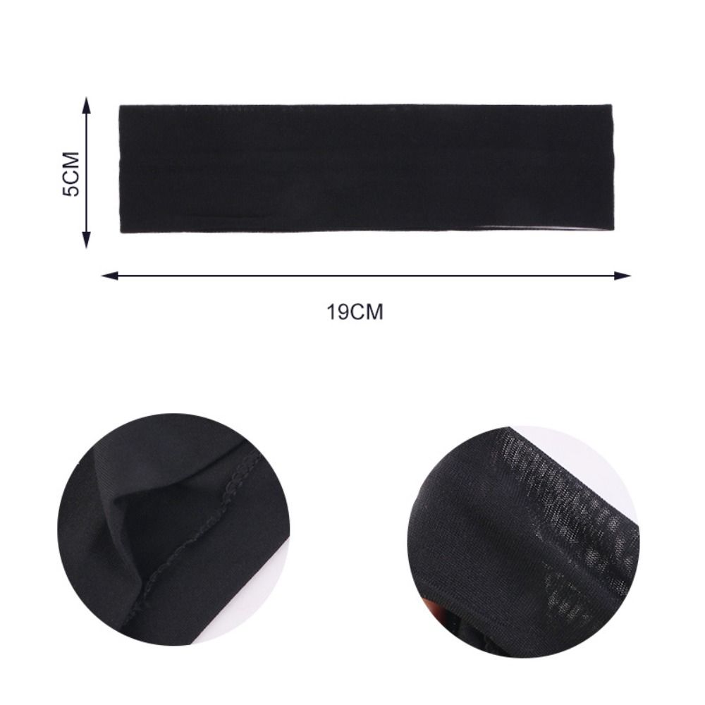 Спортивная повязка на голову от пота однотонная повязка на голову нескользящие напульсники для йоги повязка для волос повязка на голову