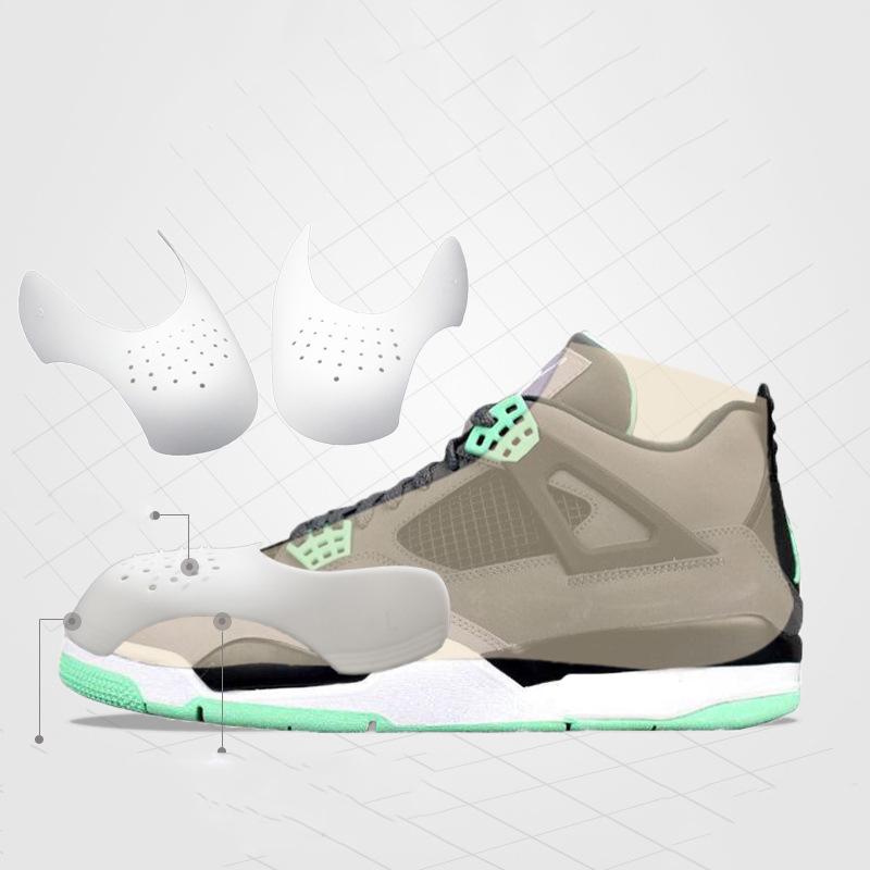 Защита от заломов для носка обуви, для повседневных кроссовок, противоморщинные накладки на мысок, поддержка, растяжитель, расширитель, защита обуви, 1 пара