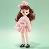 30CM Mini Movable 15Jointed Doll Girls Toy 3D Big Eyes BJD Princess Full Outfits Dresses Collection Childrens Doll Gift