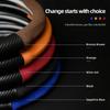 AQI1  Carbon Fiber Suede Car Steering Wheel Cover Anti Slip Car Interior Accessories For Jeep Wrangler Grand Cherokee Compass Renegade