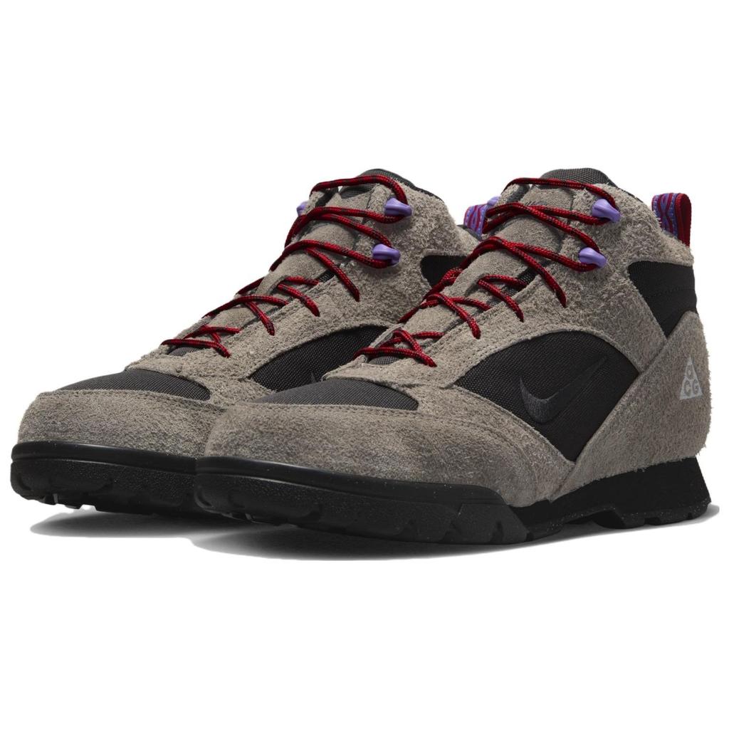 Nike ACG Torre Mid Водонепроницаемые оливково-серые мужские кроссовки черные Off-Noir Varsity-Red FD0212-001