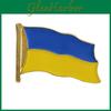 Шикарная и уникальная брошь Украина с дизайном двойного флага и голубем мира