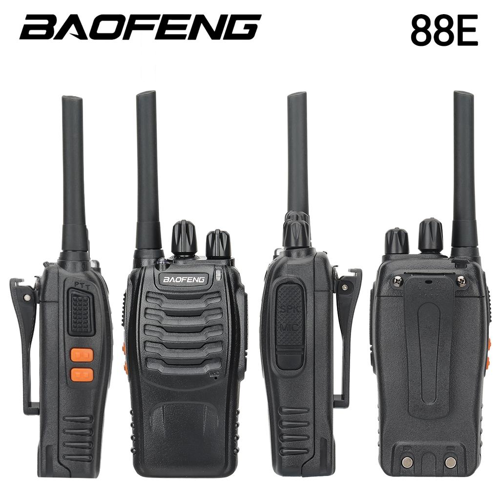 2PCS BAOFENG BF-88E Portable Wireless Handheld Long Range Walkie Talkie 446MHz 16CH PMR Ham Two Way Radio for Hunting Camping