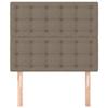 Maison Exclusive - Tête de lit Taupe 100x5x118/128 cm Tissu