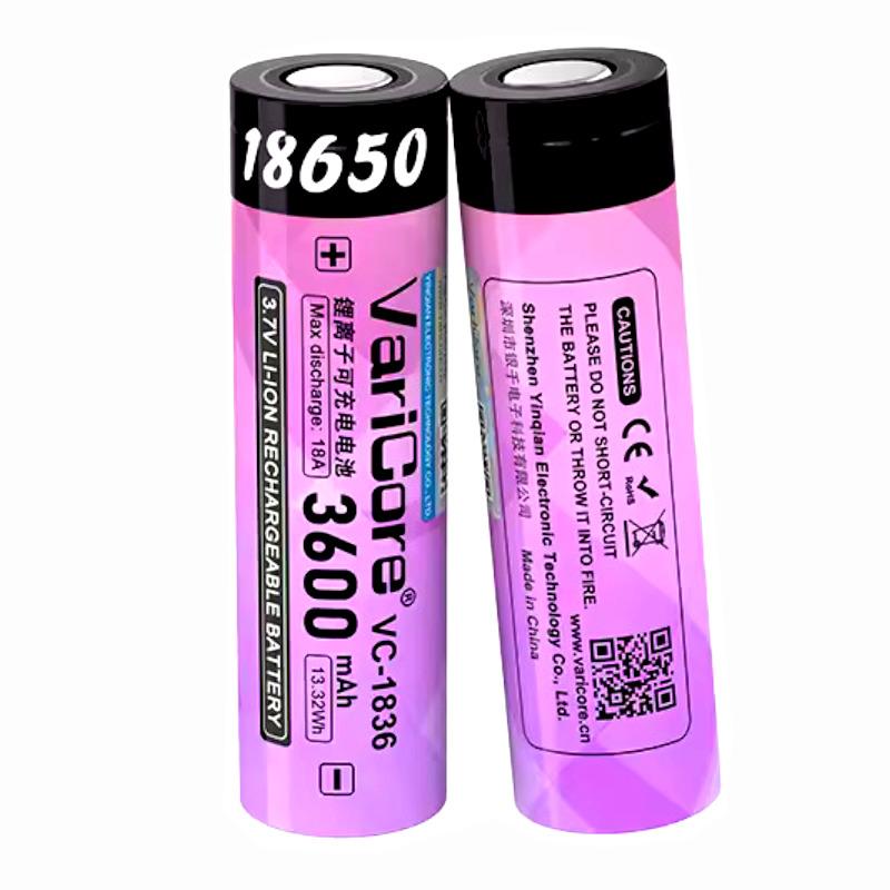 Аккумулятор Батарея Элемент Varicore Vc-1836 18650 Li-Ion 3.7V 3600 мАч